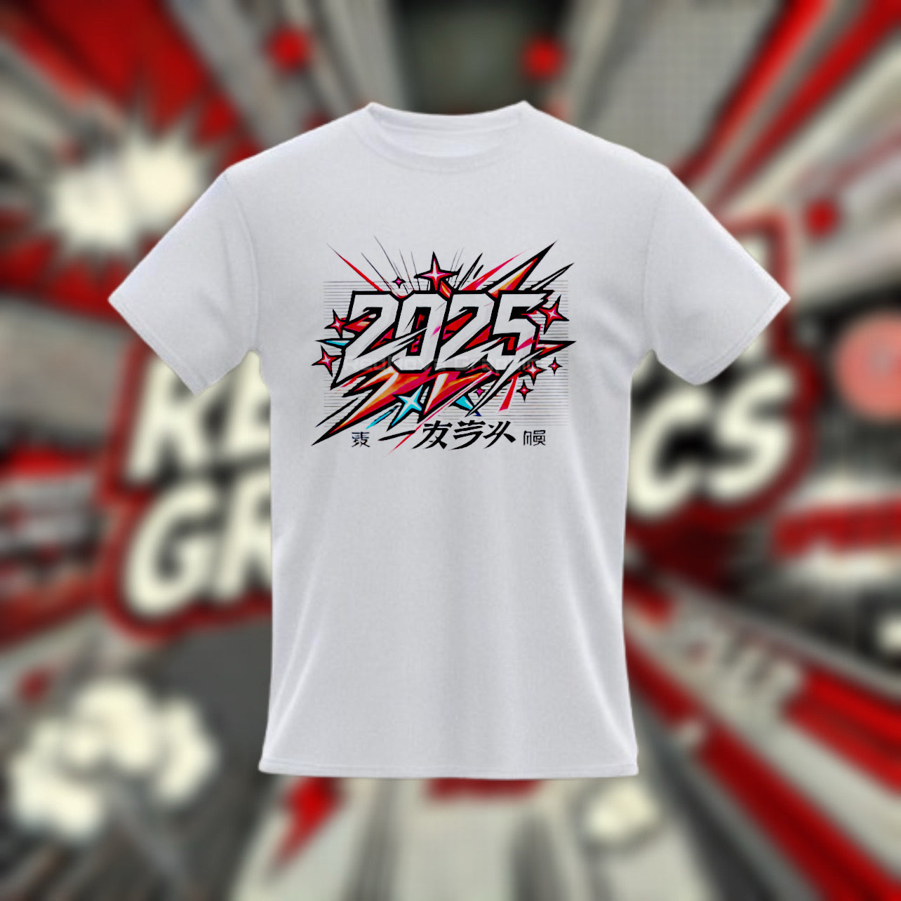 2025 (Bold Anime Theme) New Year T-Shirts (Copy)