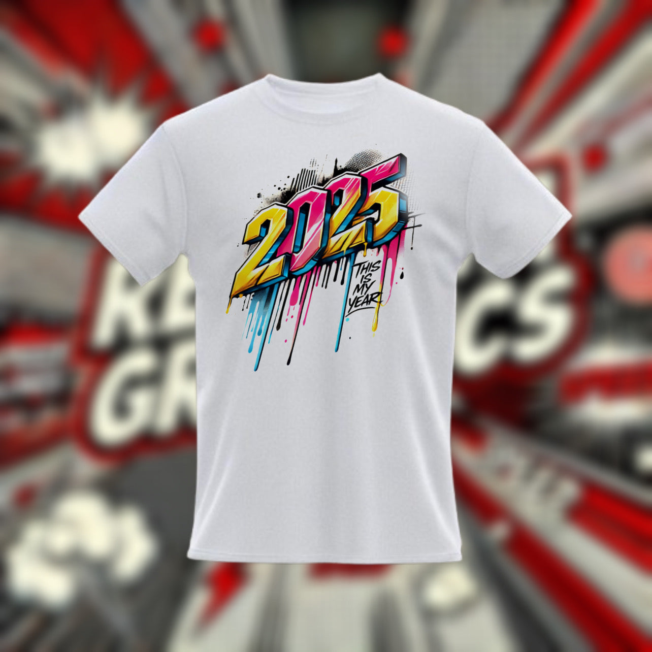 2025 Graffiti New Year T-Shirts