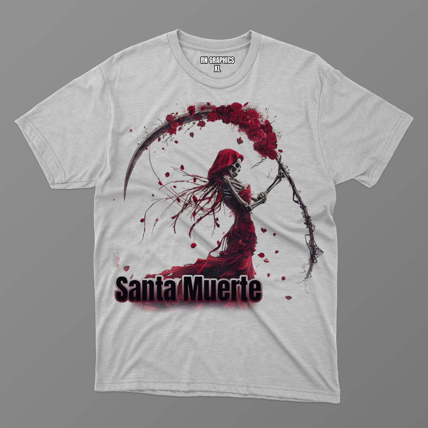 Red Santa Muerte Tee