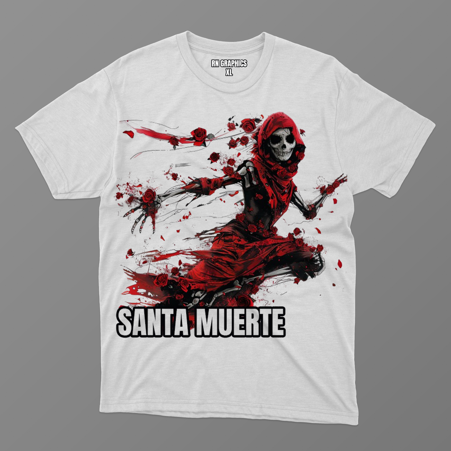 Red Santa Muerte Tee