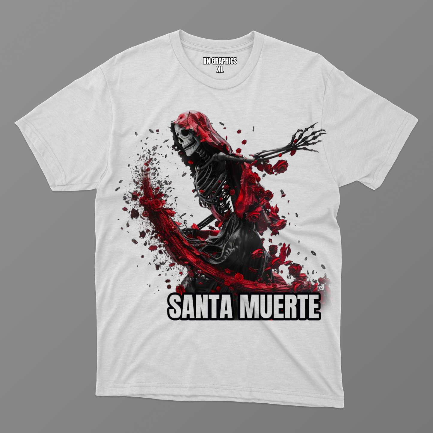 Red Santa Muerte Tee