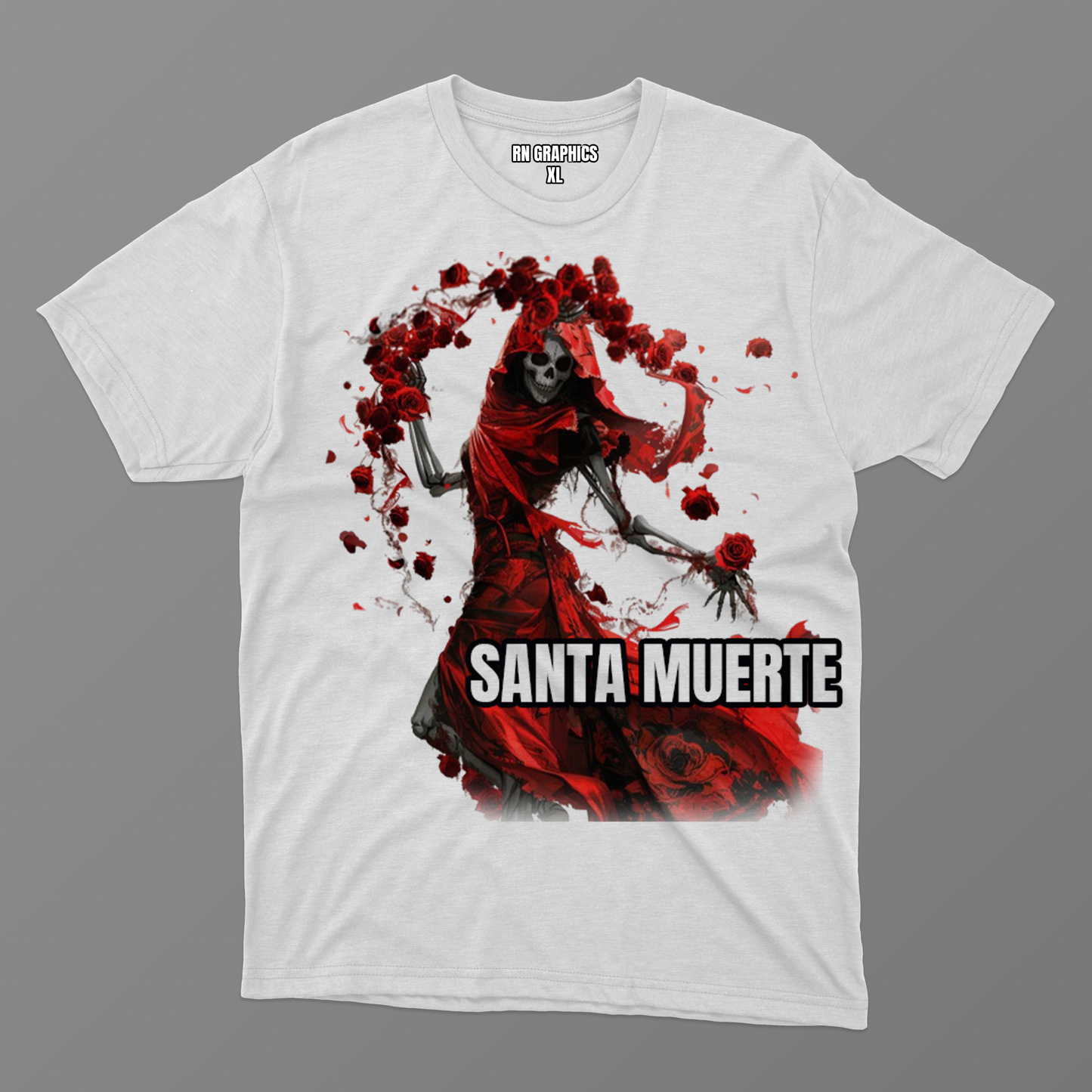 Red Santa Muerte Tee