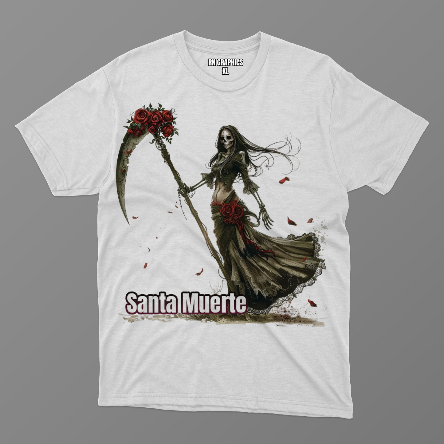 Red Santa Muerte Tee