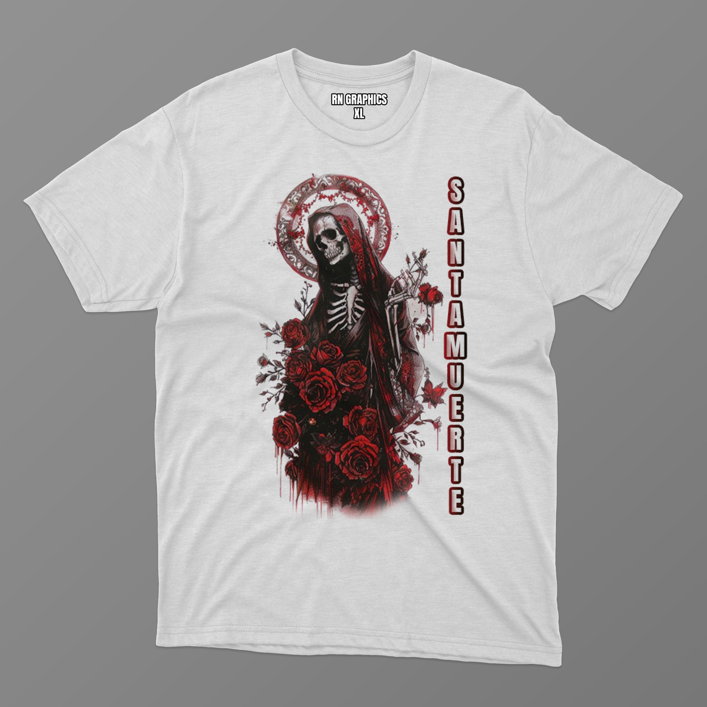 Red Santa Muerte Tee