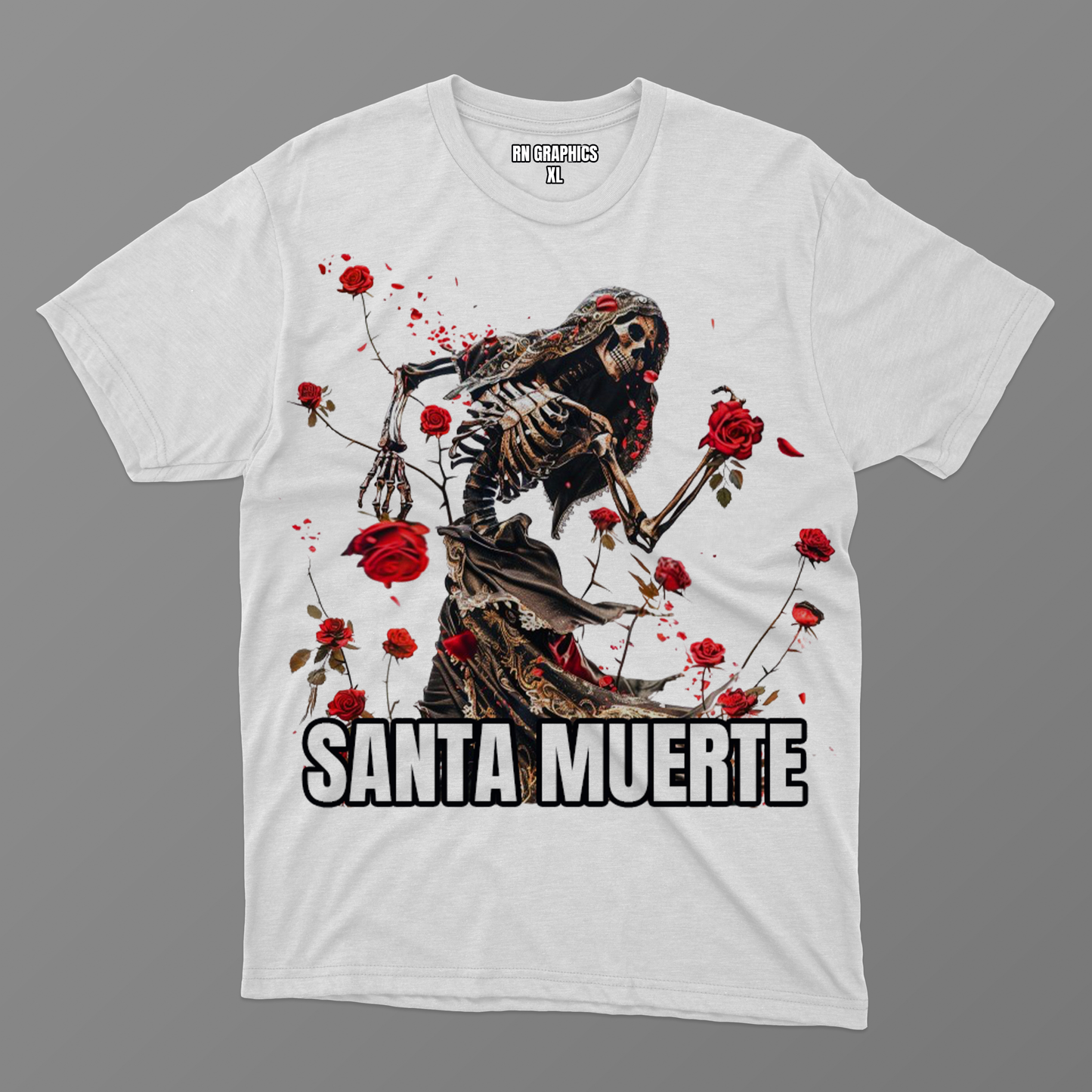 Red Santa Muerte Tee